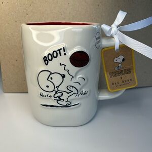 Rae Dunn Peanuts Mug with White Finish NWT